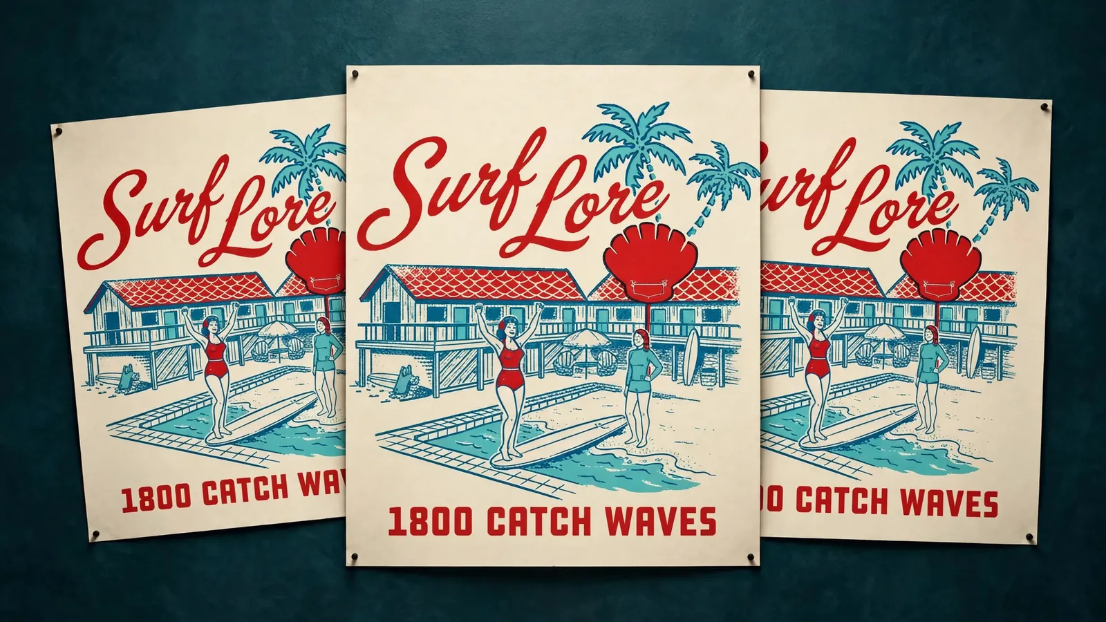 Collage of three finished example MRCH posters